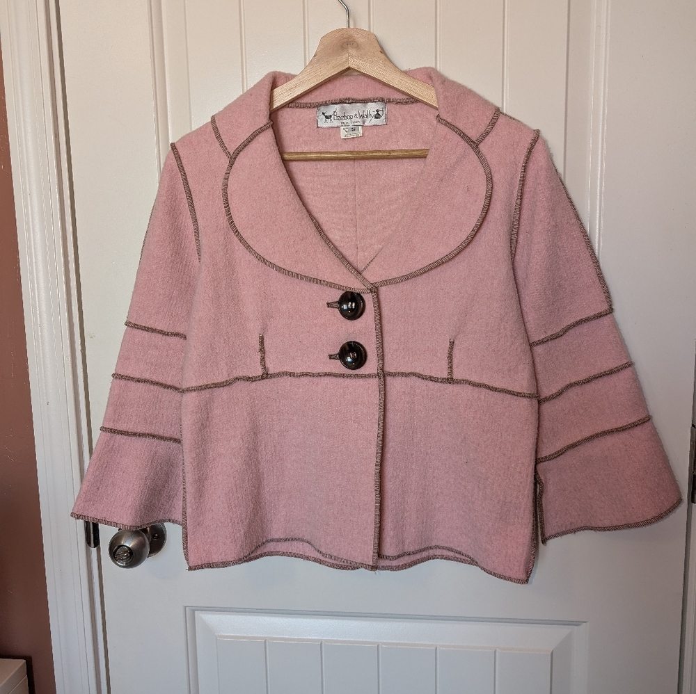 Beebop & Wally NYC Jackie Jacket Women’s Small Pink